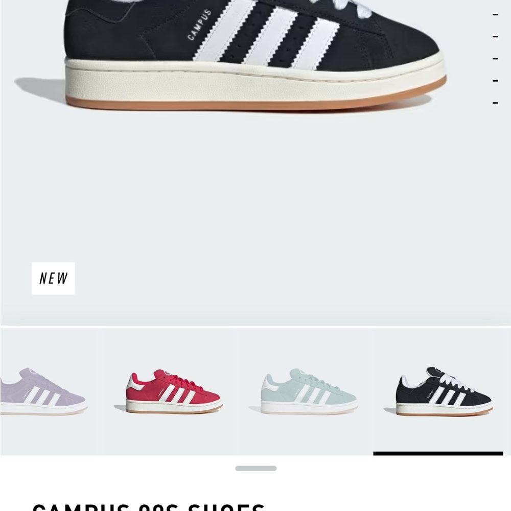 Adidas Campus 00s Black Sneakers